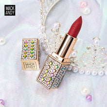 Cargar imagen en el visor de la galería, Colorful Diamond Luxury Velvet Matte Lipstick Waterproof Silky Touch Nude Lips Makeup Long lasting Brighten Lip Beauty cosmetics
