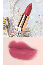 Cargar imagen en el visor de la galería, Colorful Diamond Luxury Velvet Matte Lipstick Waterproof Silky Touch Nude Lips Makeup Long lasting Brighten Lip Beauty cosmetics
