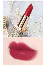 Cargar imagen en el visor de la galería, Colorful Diamond Luxury Velvet Matte Lipstick Waterproof Silky Touch Nude Lips Makeup Long lasting Brighten Lip Beauty cosmetics
